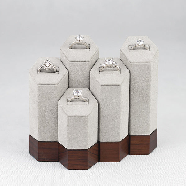 RH016 Velvet Ring Stand Jewelry Display Holder