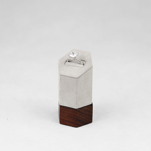 RH016 Velvet Ring Stand Jewelry Display Holder
