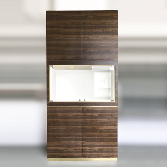 S03 Luxury Back Wall Showcase With LED Light