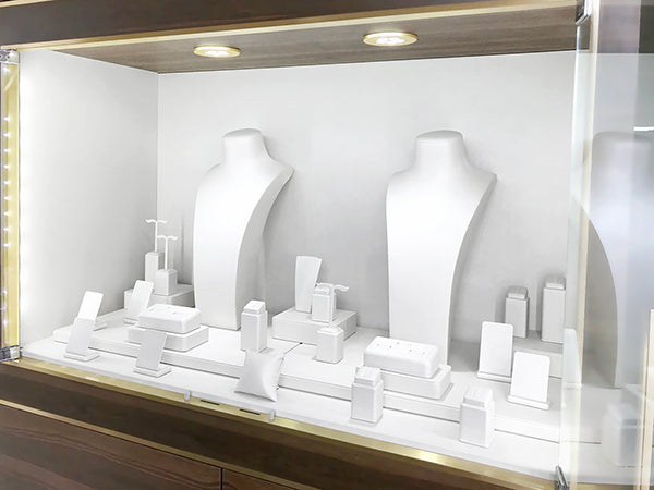 S03 Luxury Back Wall Showcase With LED Light