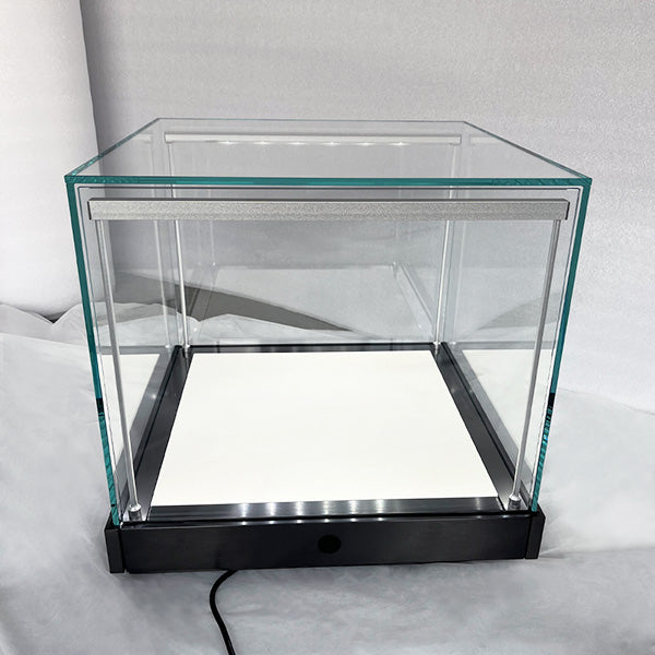 S135 Black Jewellery Countertop Display Case LED Light