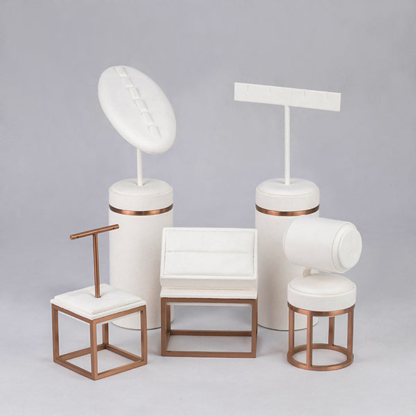 DSRL131 Jewellery Window Display Metal Stands Custom