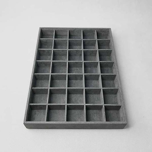 TR0013 Display Tray Organizer for Beads Gem Opal Stone, 35 Grids