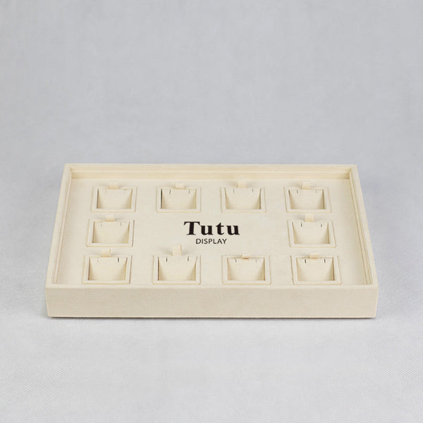 TR0043 Stacking Jewelry Trays Pendant Display 10 Grids