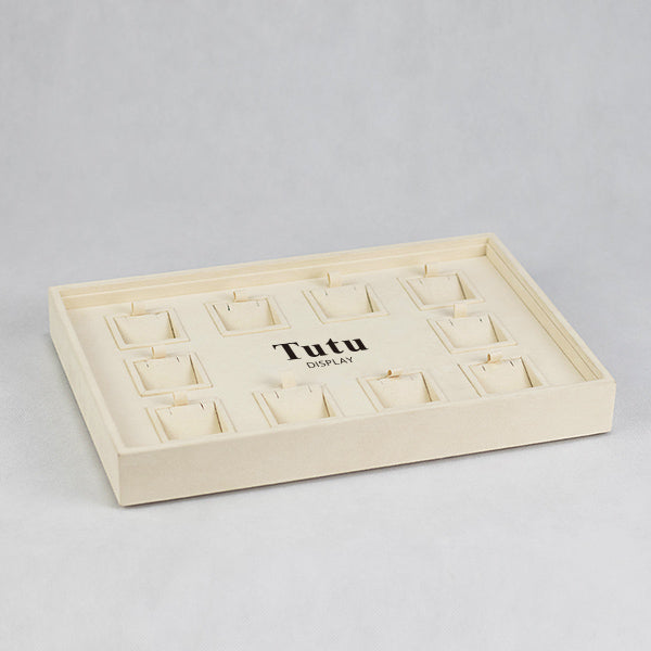 TR0043 Stacking Jewelry Trays Pendant Display 10 Grids
