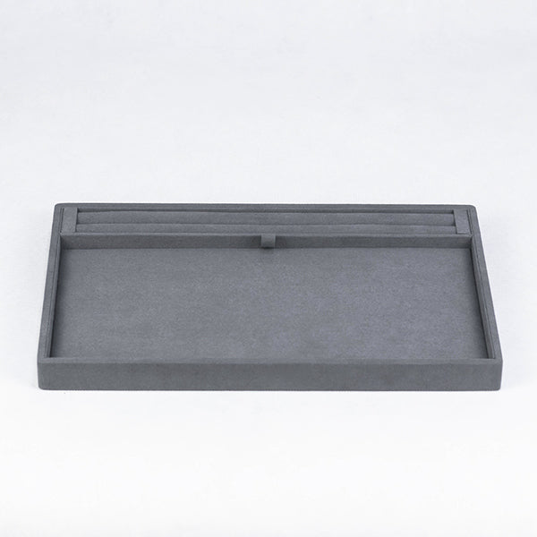 TR0048 Jewellery Shop Display Serving Tray with Ring Slit
