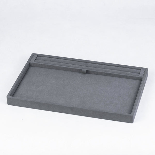 TR0048 Jewellery Shop Display Serving Tray with Ring Slit