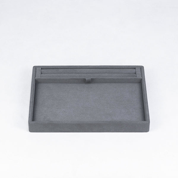 TR0048 Jewellery Shop Display Serving Tray with Ring Slit