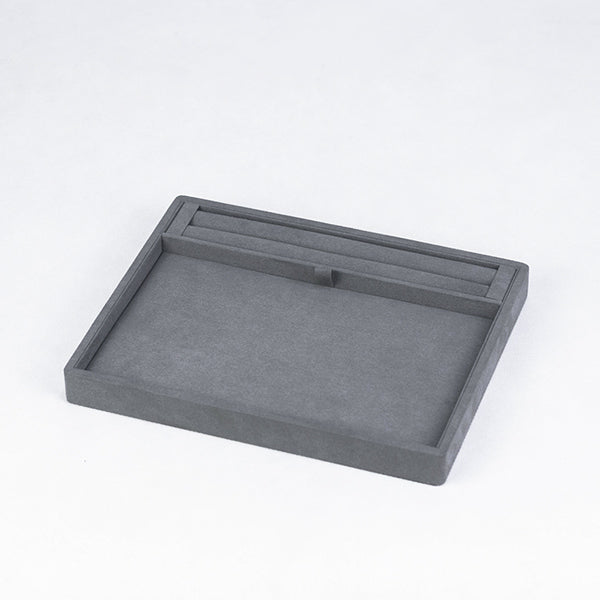 TR0048 Jewellery Shop Display Serving Tray with Ring Slit