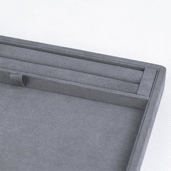TR0048 Jewellery Shop Display Serving Tray with Ring Slit
