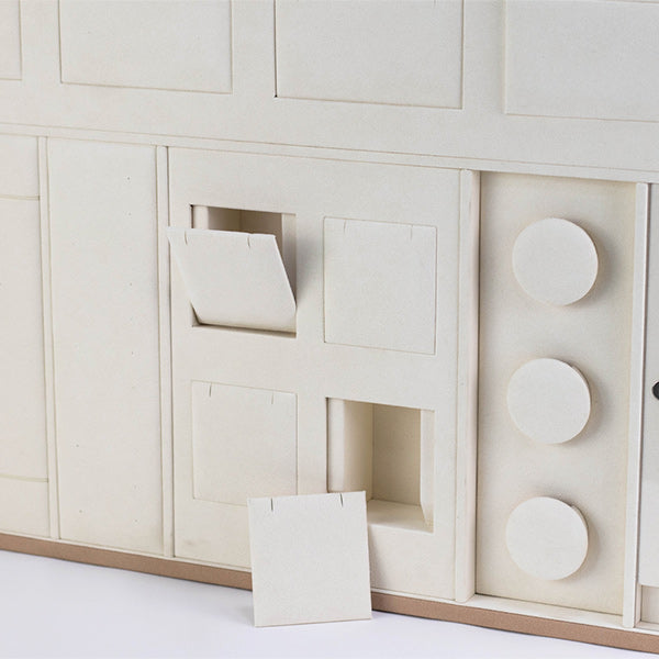 TR0101 Jewellery Window Display Tray Wall Mounted