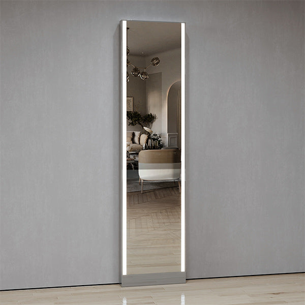 GD011 Eyewear Retail Store Vertical Lighted Mirror Wall Mounted