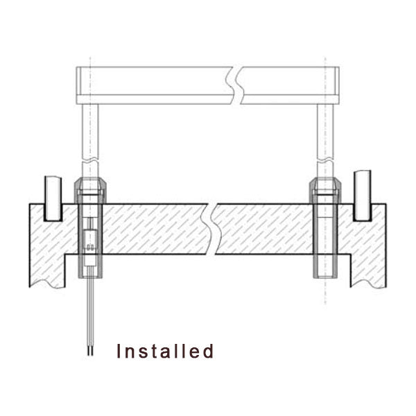 Led Strips Led Bar for Glass Display Showcase installation