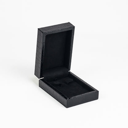 BX085 Glossy Black Jewellery Display Box for Pendant & Earring