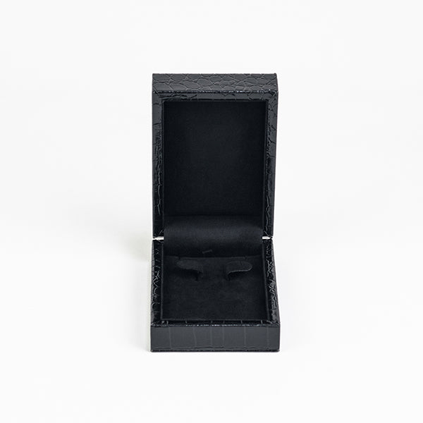 BX085 Glossy Black Jewellery Display Box for Pendant & Earring