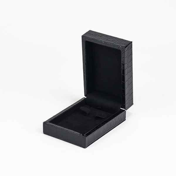 BX085 Glossy Black Jewellery Display Box for Pendant & Earring