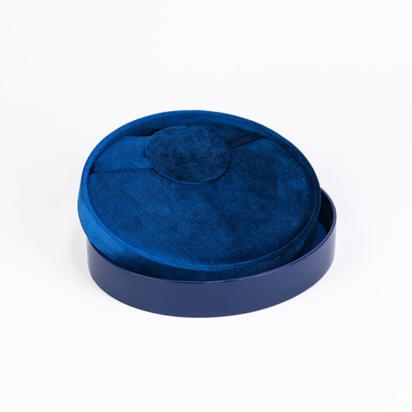 BX064 Round Velvet Jewellery Display Box for Necklace