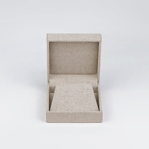 BX121 Natural Linen Jewellery Display Gift Box