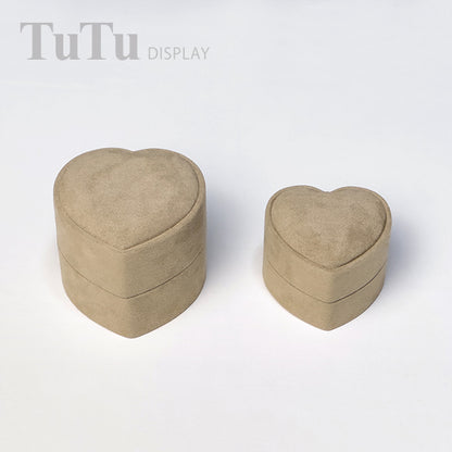 BX144 Heart Shape Jewellery Ring Box