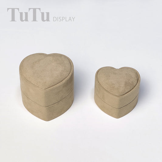 BX144 Heart Shape Jewellery Ring Box