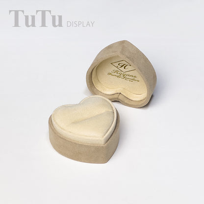 BX144 Heart Shape Jewellery Ring Box