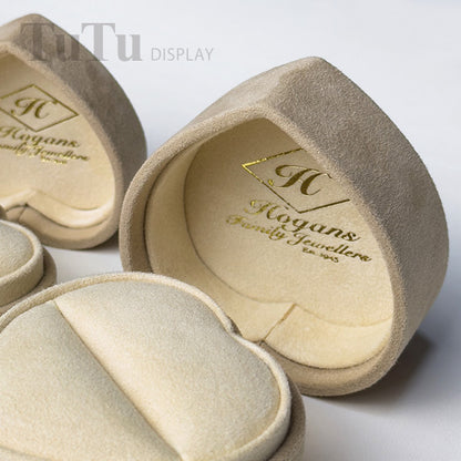 BX144 Heart Shape Jewellery Ring Box