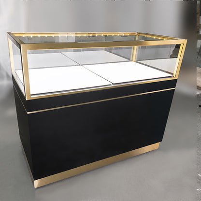 DM142 Brass Finish Display Counter Glass Case Base Cabinet