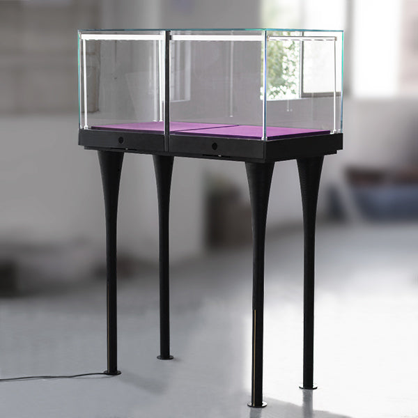 DM171 Window Display Case Wood Legs – TUTU DISPLAY