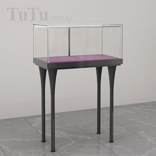 DM171 Window Display Case Wood Legs