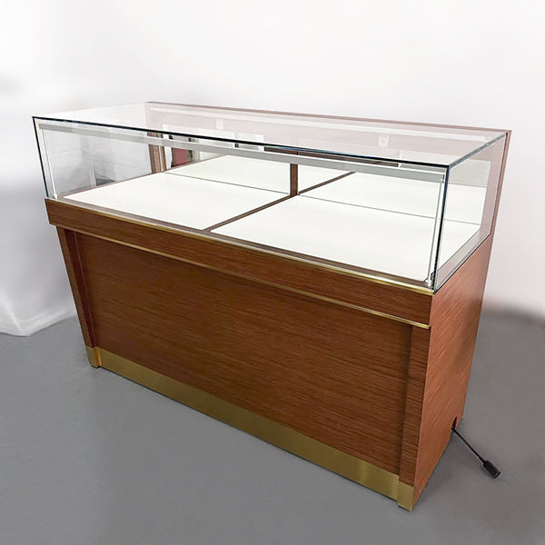 DM174 Counter Display Case with Back Mirror