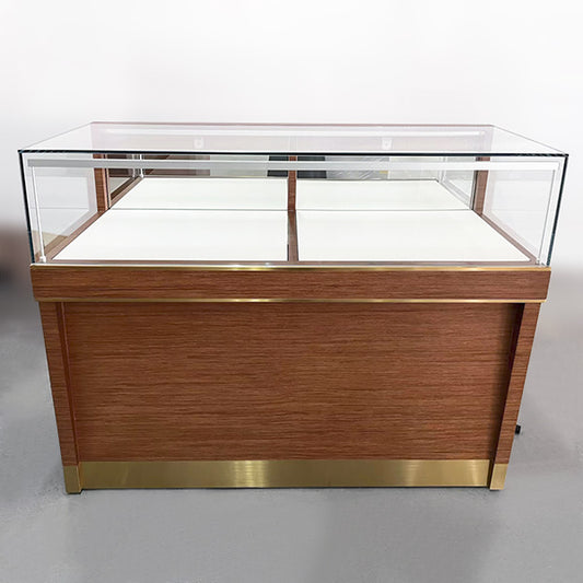 DM174 Counter Display Case with Back Mirror
