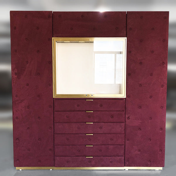 DM-183 Jewewllery Store Wall Display Case Partition