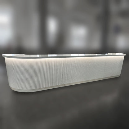 DM210 Curved Bar Counter Marble Table Top