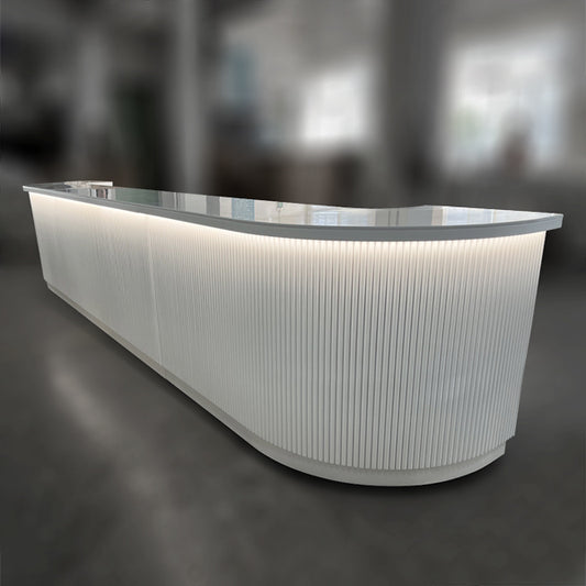 DM210 Curved Bar Counter Marble Table Top