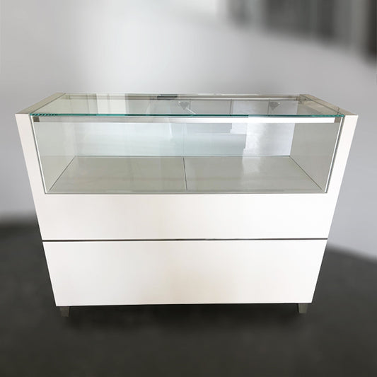 DM211 Jewellery Counter Display Case Metal Feet