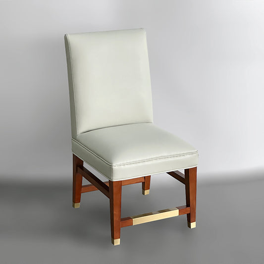 DM213 Custom Grey Chair Wooden Leg