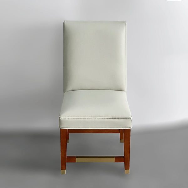 DM213 Custom Grey Chair Wooden Leg
