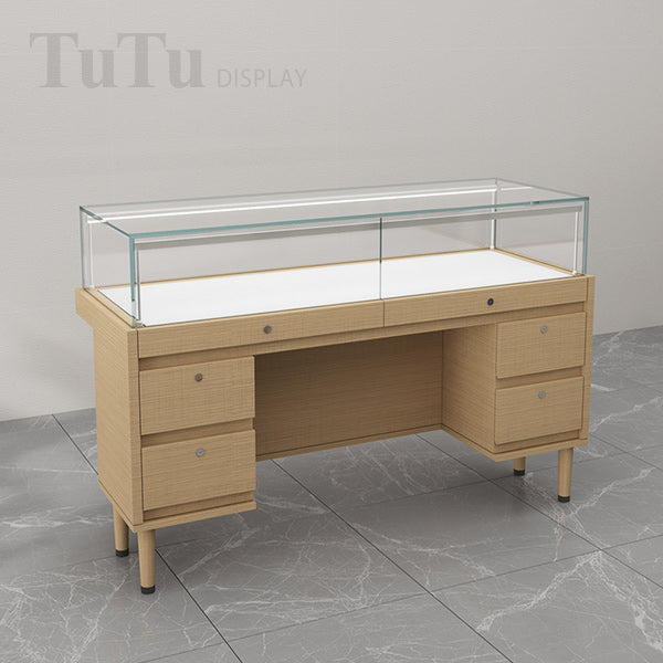 DM220 Wooden Jewellery Counter Display Case