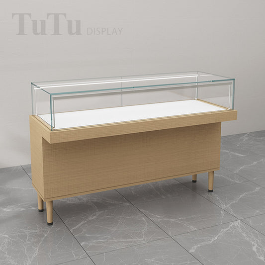 DM220 Wooden Jewellery Counter Display Case