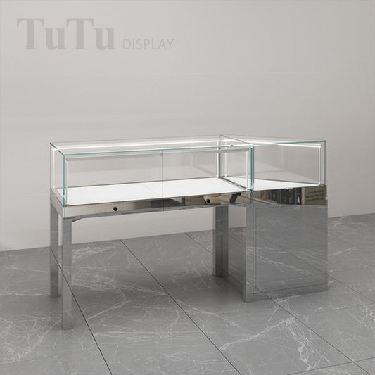 DM228 Jewellery Counter Display Case Metal Base