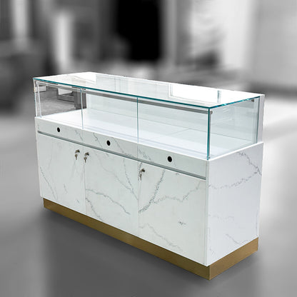 DM230 Jewellery Wall Counter Display Case Marble