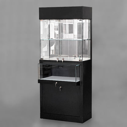 DM233 Wall Display Cabinet with Mirror