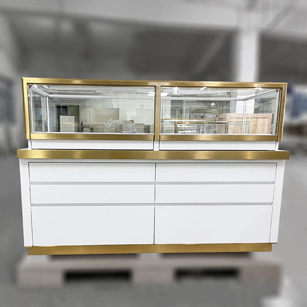 DM238 Luxury Store Display Cabinet Counter Showcase