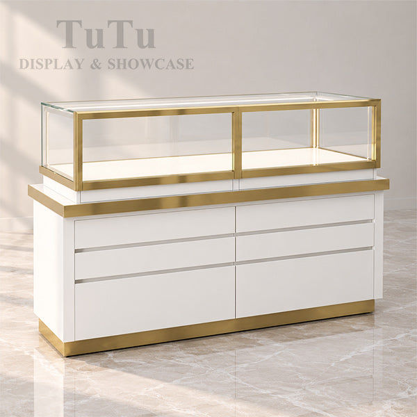 DM238 Luxury Store Display Cabinet Counter Showcase