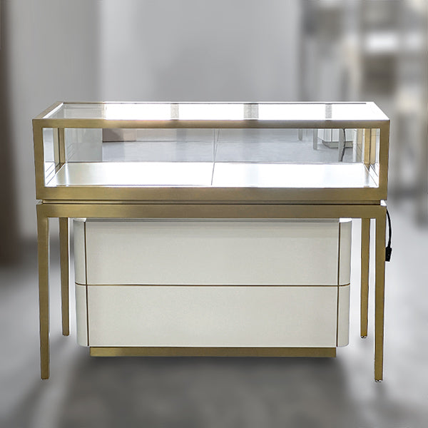 DM251 Jewellery Counter Display Showcase with Cabinet