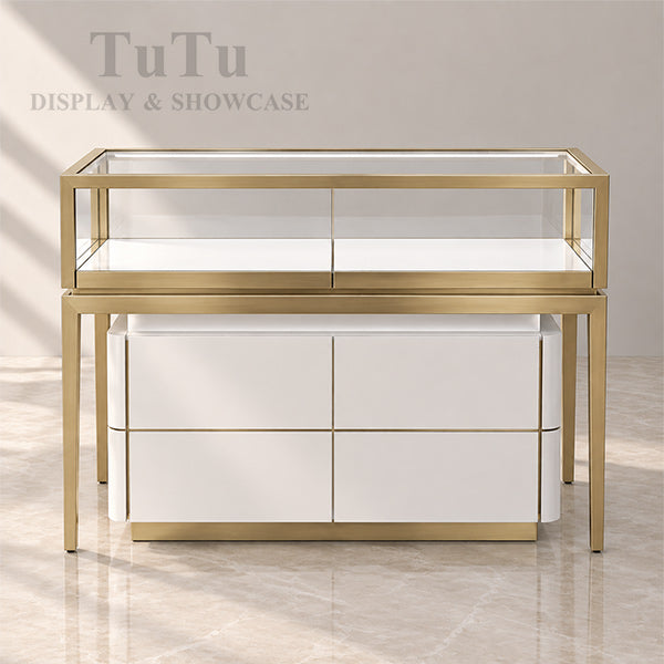 DM251 Jewellery Counter Display Showcase with Cabinet