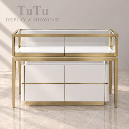 DM251 Jewellery Counter Display Showcase with Cabinet