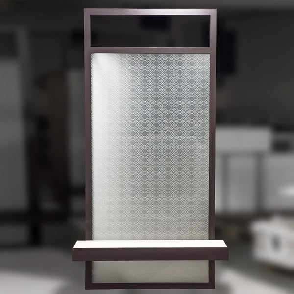 DM257 Frosted Patterned Glass Wall Partition LED Light