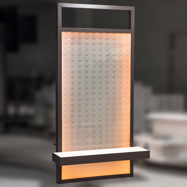 DM257 Frosted Patterned Glass Wall Partition LED Light