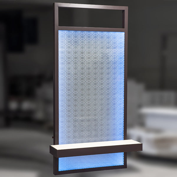 DM257 Frosted Patterned Glass Wall Partition LED Light